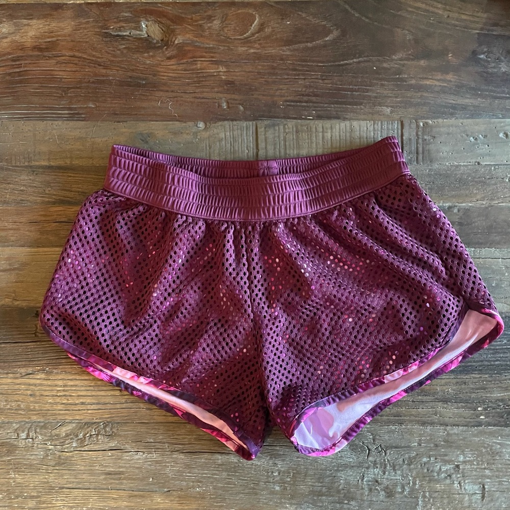 Champion Athletic Shorts, Purple and Pink size Med